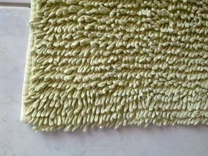 Woolworths cotton textured bathmat fresh green 60 x 85cm