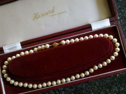 Vintage jewellery presentation case
