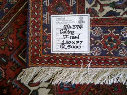 Goltog hand knotted Persian carpet / runner