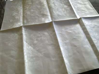 Individual Irish linen Damask dinner serviette