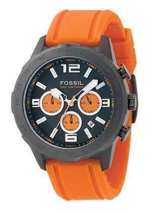 BRAND NEW FOSSIL MENS BLACK IP SPORT CHRONO WATCH CH2540