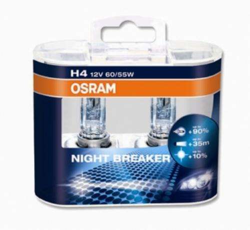 OSRAM H4- NIGHT BREAKER. FIGHT THE NIGHT !!!free shipping!!!