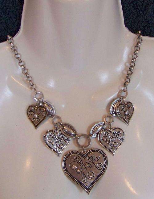 Silver tibetan necklace..