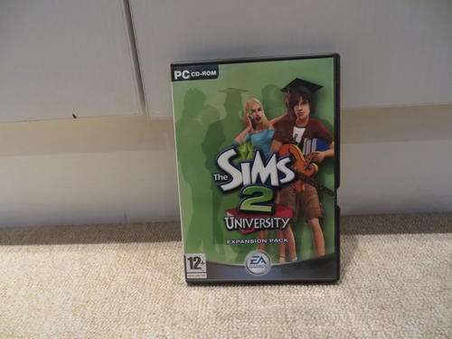 THE SIMS 2 UNIVERSITY EXPANSION PACK GAME FOR PC