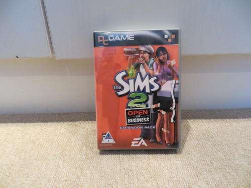 THE SIMS 2 OPEN FOR BUSINESS EXPANSION PACK GAME FOR PC