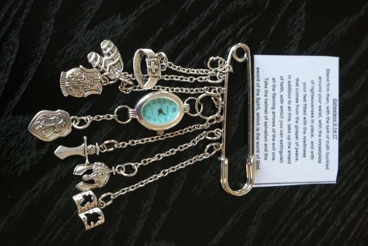 Armour of God Nappy Bag Pin Decoration