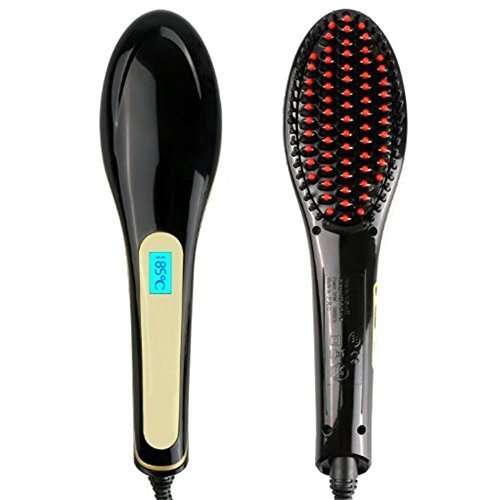 Black Hair Straightening Brush - special edition
