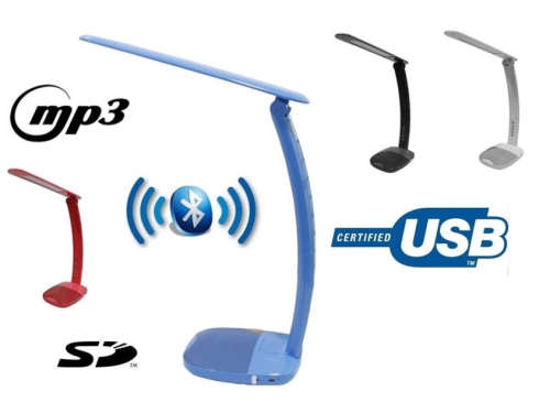 ALL-IN-ONE LED SOUND DESK LAMP, WS-1521BT - RECHARGEABLE LED LIGHT, RADIO, WIRELESS SPEAKER, ETC