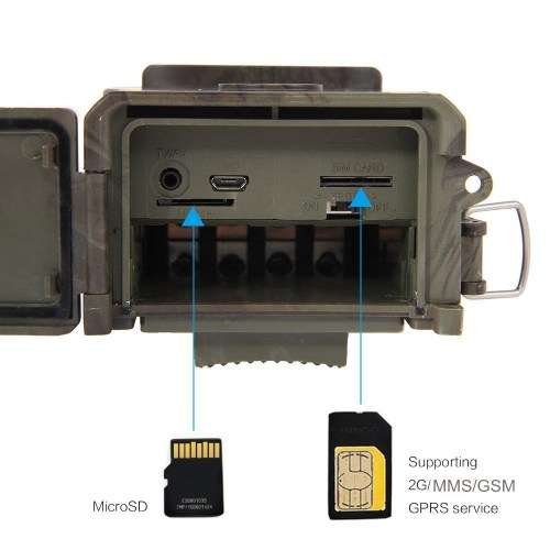 12MP Trail Camera Portable GPRS/MMS/SMS Game Cameras Wildlife Scouting Camera Hunting Camera Video R