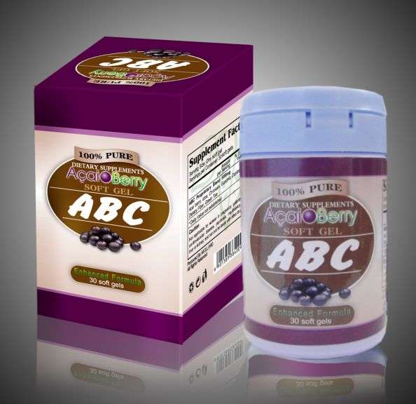 3 bottles of Acai Berry Soft Gels