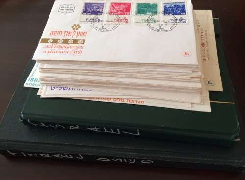 ISRAEL - Collection in two stockbooks mint and used plus 36 FDCs