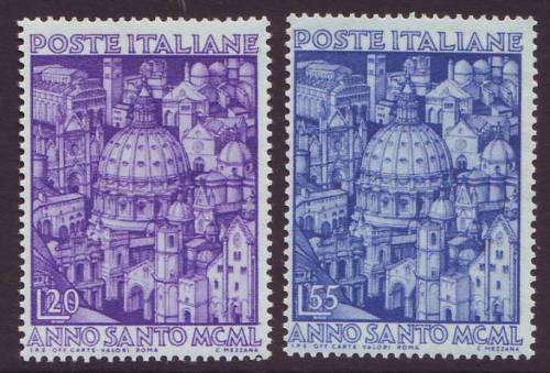 ITALY  - 1950  Holy Year Issue  Complete set *MM*