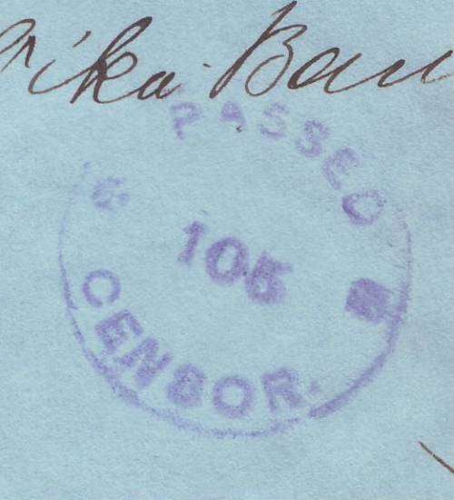 SWA - South Africa occupation 1918 Kings head 1d used on censored cover from KARIBIB to SWAKOPMUND