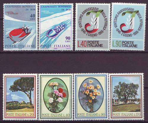 ITALY - 1966  3  Complete sets **UM**