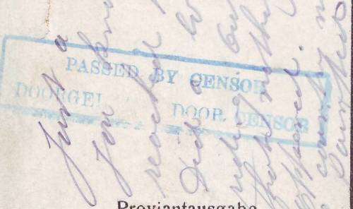 SWA - South Africa occupation 1915 Censored postcard to Potgietersrust without stamps