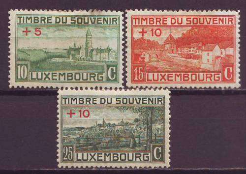 LUXEMBOURG - 1921 World War I Issue Complete set overprinted *MM*