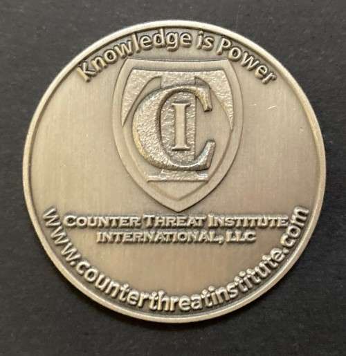 CHALLENGE COINS - Counter Threat Institute International