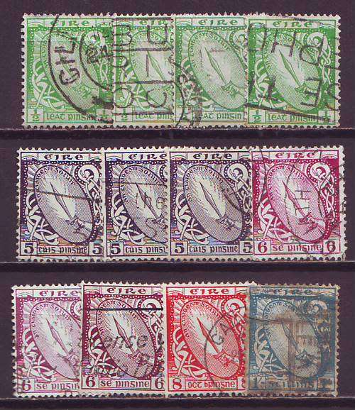 IRELAND - 1923/1940  Definitives issues  VF USED