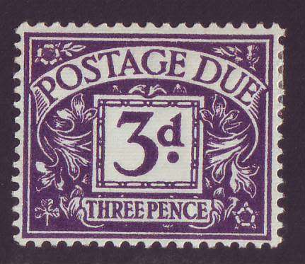 GB - Postage Due 1938 3d violet SG D30  *MM*