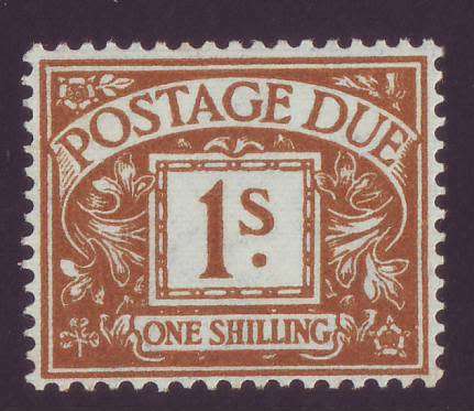 GB - Postage Due 1951  1s ochre  SG D39  *LMM*