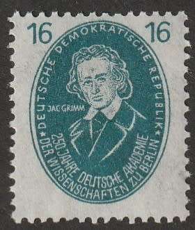 GERMANY DDR - 1950 Academy of Science Issue 16pfg Bluish-green **MNH**