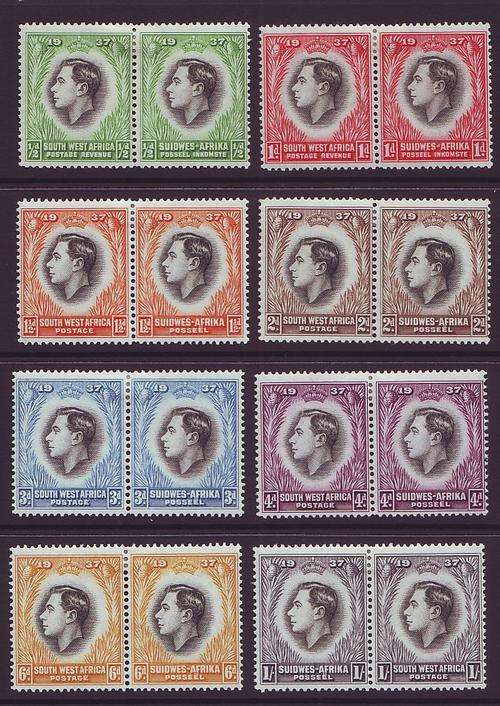 SWA  - 1937  KG VI Coronation set LMM