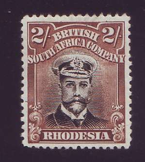 RHODESIA  BSAC  -  1913 ADMIRALS  2s   DIE III Perf. 14  SG 301  MM