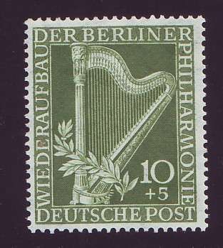 GERMANY - WEST BERLIN  1950  Berlin Philharmonic Orchestra SG 72 *LMM*