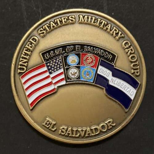 CHALLENGE COINS - United States Military Group  EL SALVADOR