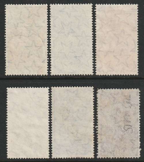 ITALY - 1955/1960  AIRMAILS   Complete set. Wmk Stars VF USED
