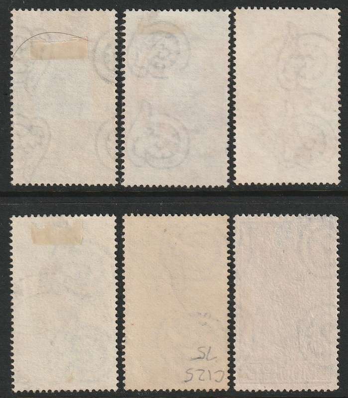 ITALY - 1948 AIRMAIL   Complete set. Wmk Winged Wheel VF USED