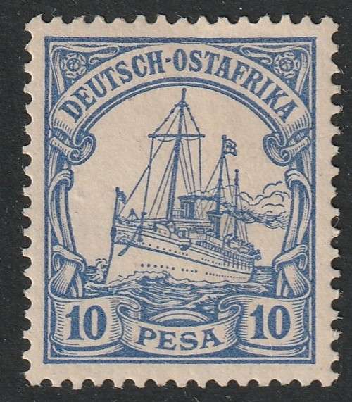 GERMAN COLONIES - GERMAN EAST AFRICA 1901   10 Pesa Blue *MM*