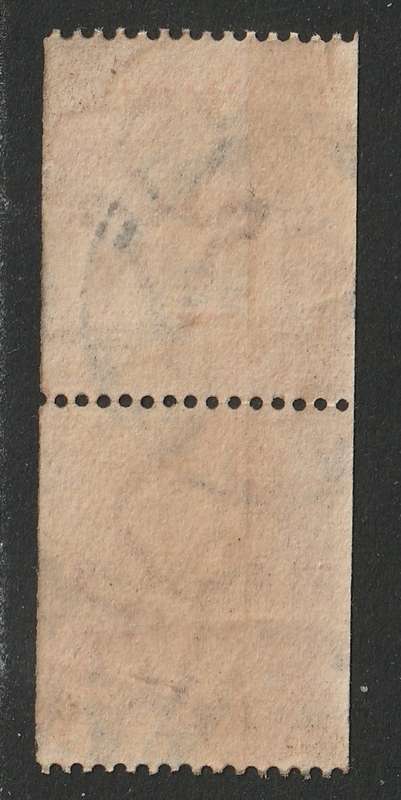 UNION  KINGS HEADS 1913 -1&1/2d vertical coil pair VF USED