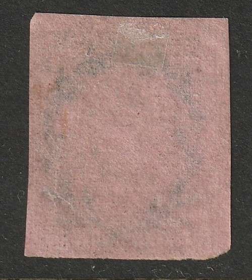 GERMAN STATES - PREUSSEN  1850/58  1sgr imperforated on reddish paper used