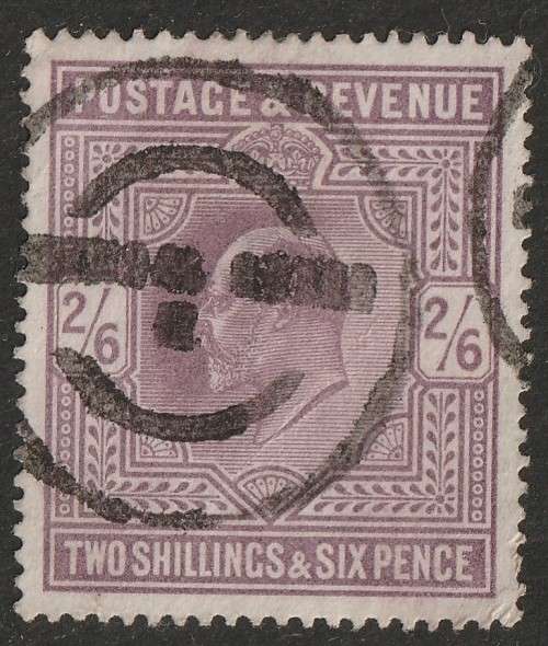 GB - KEVII 1902-1913  2s6d purple VF Used