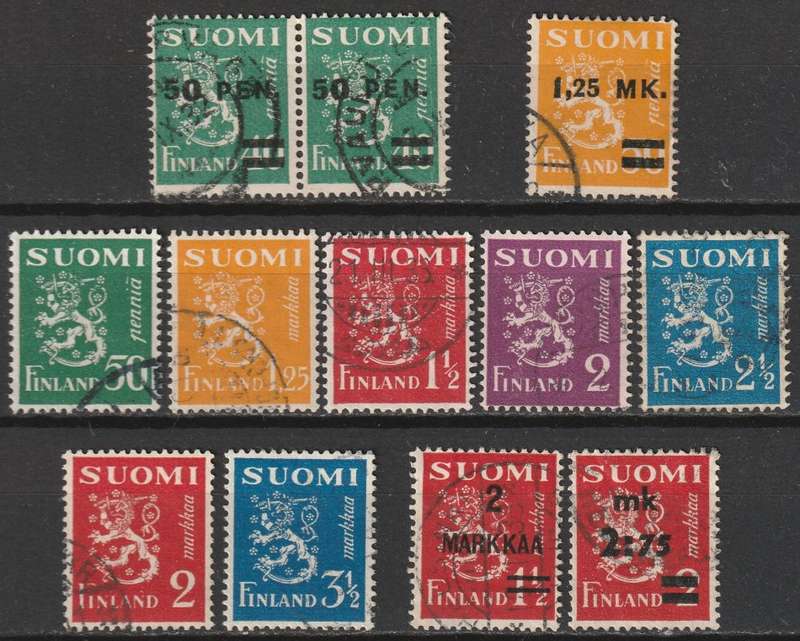 FINLAND - 1931/1940 Lion  Complete issues and sets  VF USED