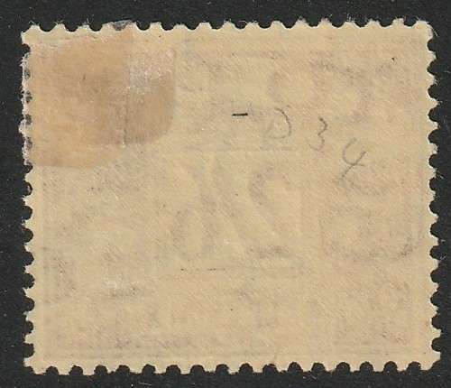GB - Postage Due 1938  2s6d Purple on yellow paper SG D34 *MM*