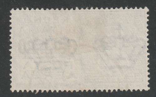 ITALY - 1927 Airmail issue  80c surcharge on 1 Lira blue. Scarce stamp in excellent used conditions