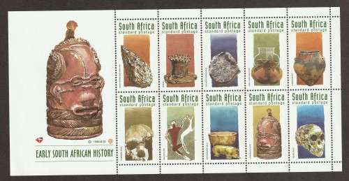 RSA -  1998 Raptors and History Issues (Standard Postage) 2 x Full sheets  **UM**