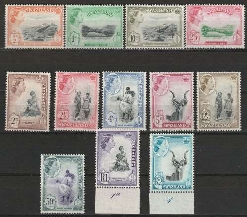 SWAZILAND - QEII 1961 Issue Complete set *MM/MNH** SACC 77/88