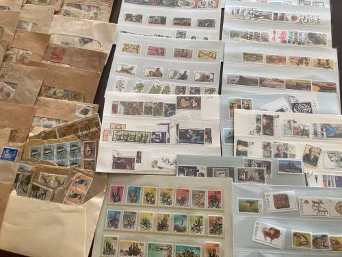 BULKLOT SALE - Box full of world mixture on/off paper, plus old schoolboys books, lots of covers