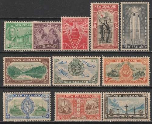 NEW ZEALAND - 1946 Peace issue Complete set  **MNH**