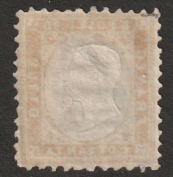 ITALY -  1862 King Victor Emmanuel II  80c yellow Almost unmounted mint *LMM*