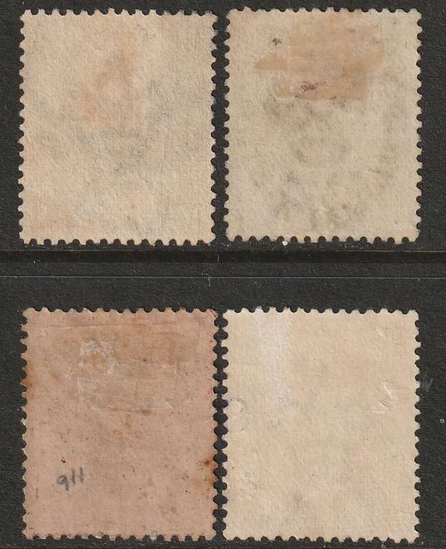 STRAITS SETTLEMENTS - 1883 QV Issue Wmk Crown CA  Part set mint and used