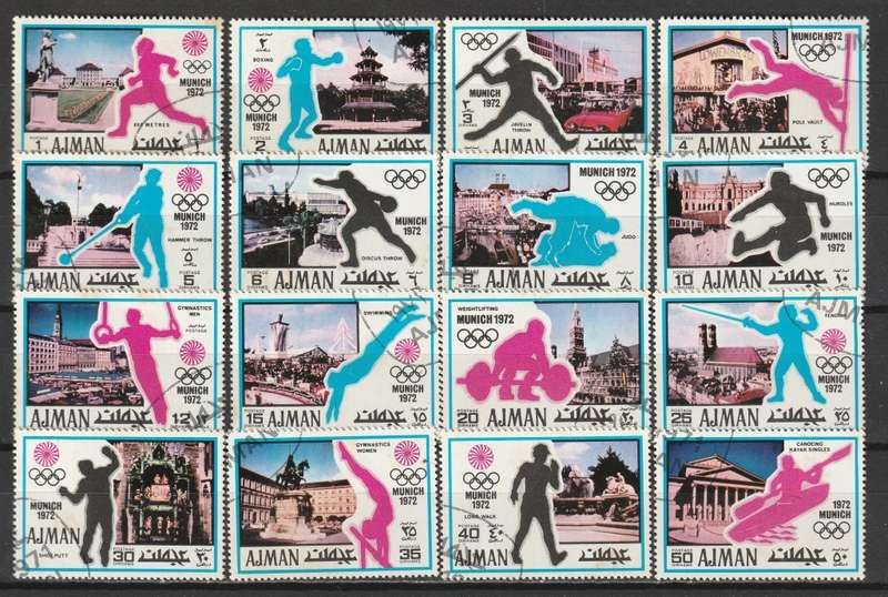 BULKLOT SALE - OLYMPIC GAMES Issues   Munich and Sapporo 1972 (45 stamps)