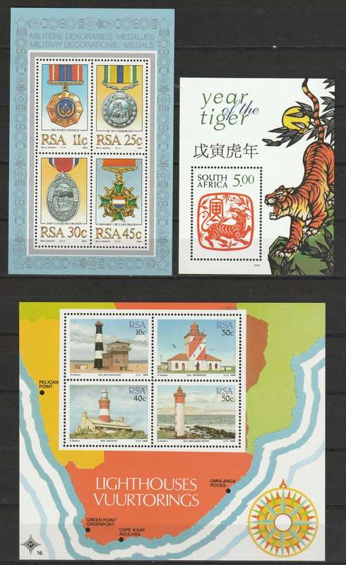 Republic of South Africa - Ten minisheets  **MNH**