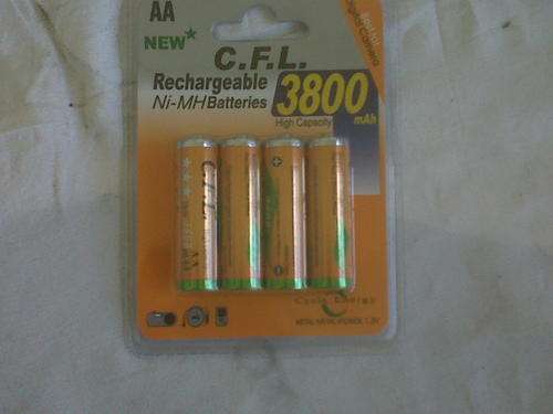 rechargable AA batteries