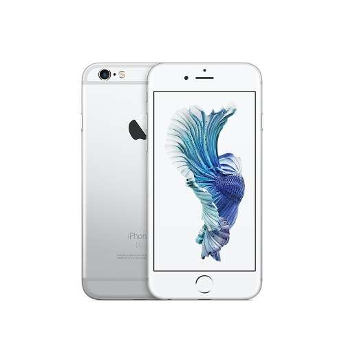 Apple iPhone 6s, 64 GB, silver, unlocked, in good condition.