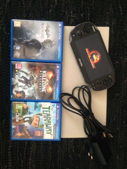 Playstation Vita with 3 games