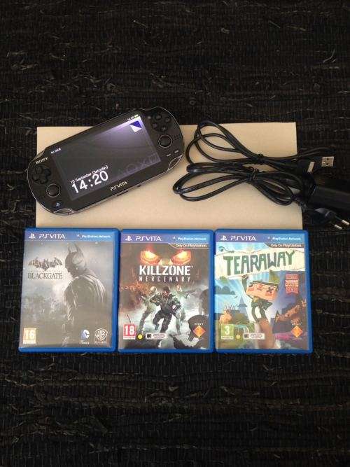 Playstation Vita with 3 games
